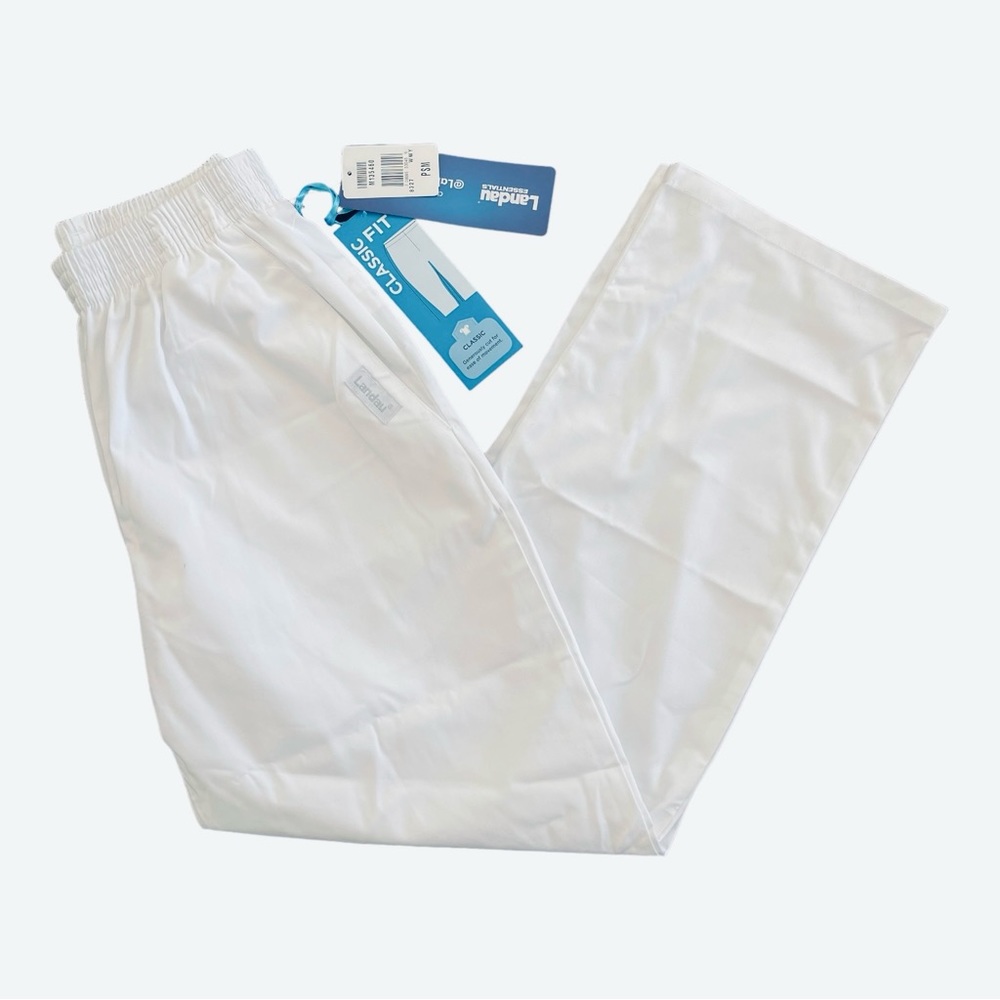 NWT Landau Essentials Relaxed Fit 2-Pocket Scrub Pants Women’s Petite Small - Picture 4 of 10